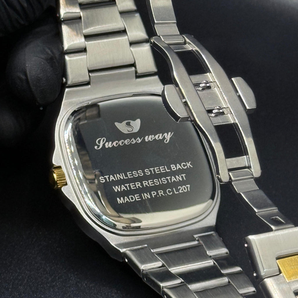 Royal Blue Luxury Watch – Two-Tone Stainless Steel