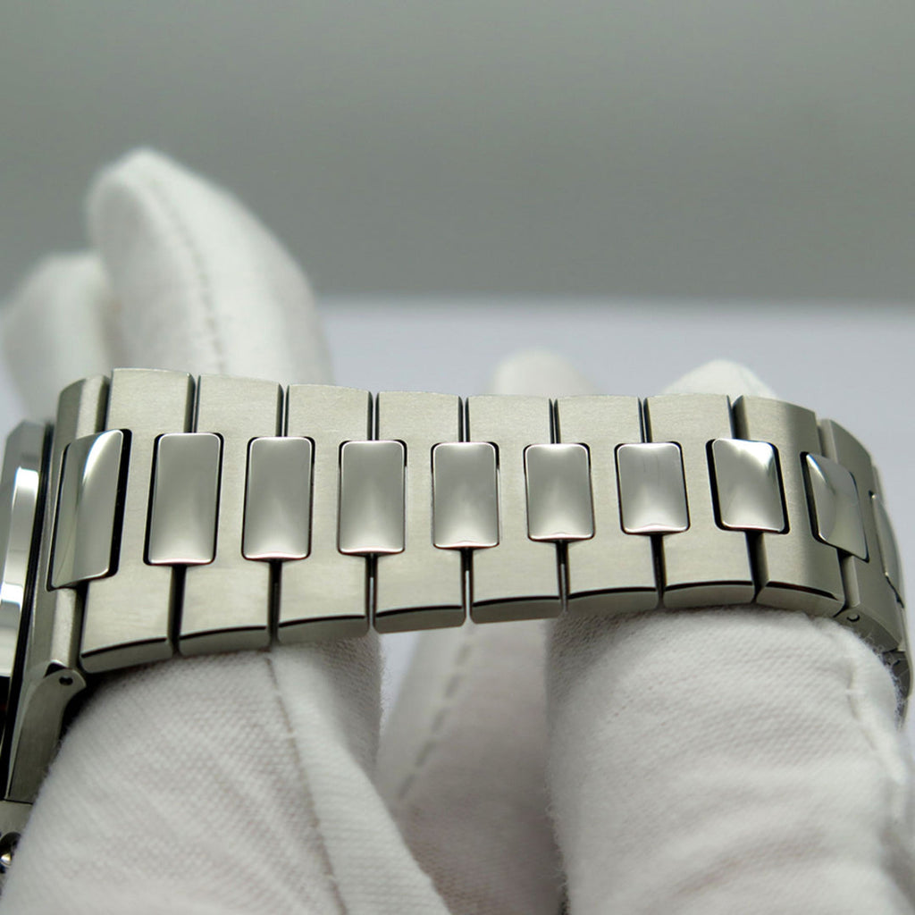 Patek Philippe Stainless Steel Watch – Silver & Black Dial Options