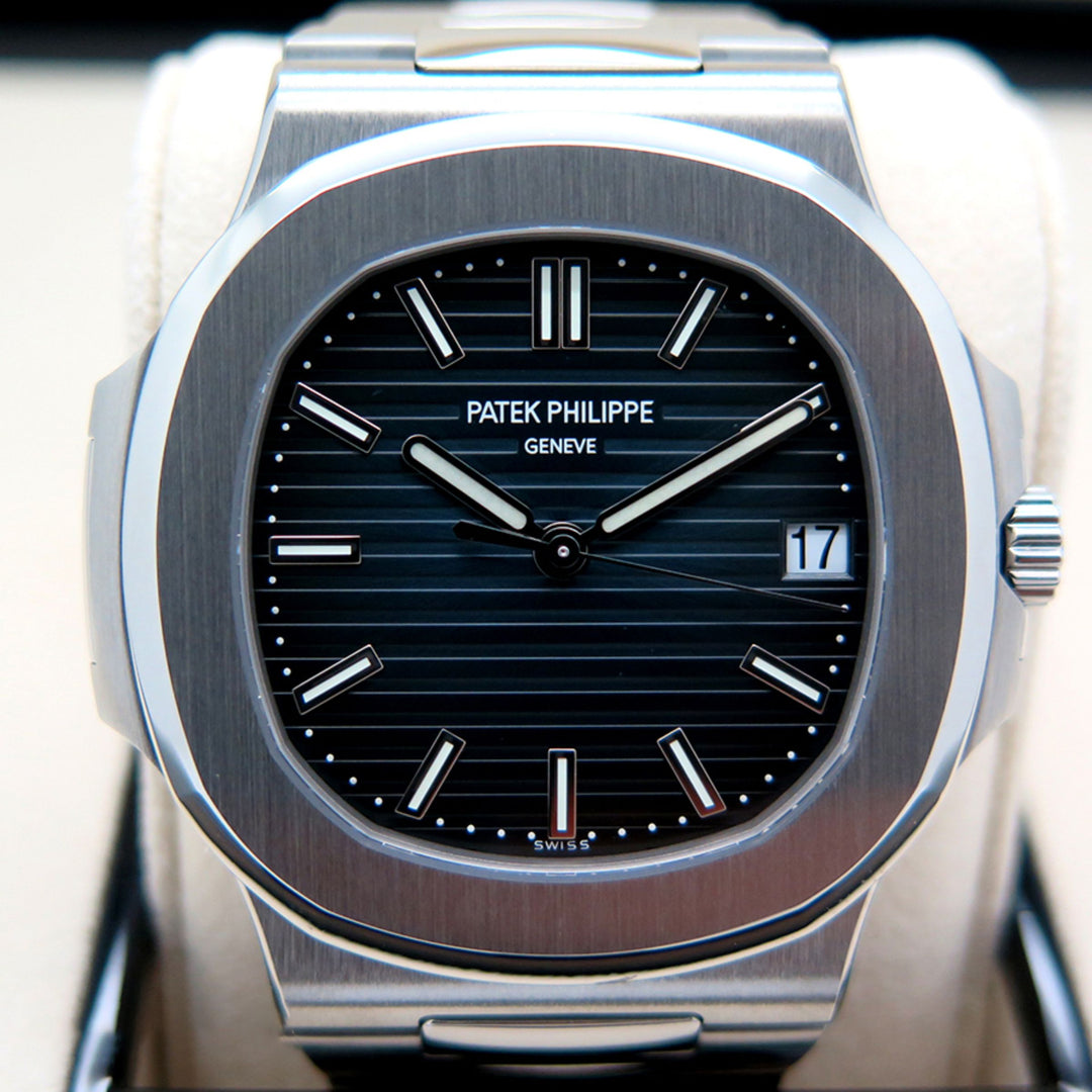 Patek Philippe Stainless Steel Watch – Silver & Black Dial Options